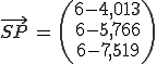 SP = (6-4,013 , 6-5,766 , 6-7,519)