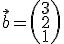 vektor b=(3_2_1)