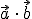 vektor a*vektor b (mit Punkt als Multiplikationszeichen)